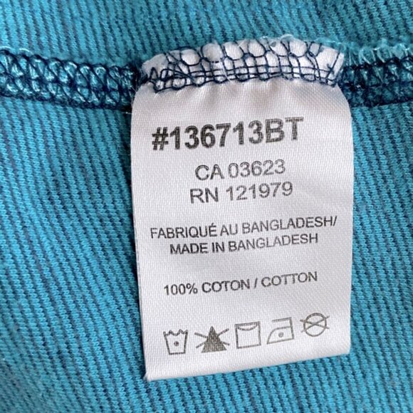 Projek Raw Tropical Heat Wave Blue Graphic Tee Crew Neck T Shirt 4XL - Picture 4 of 14